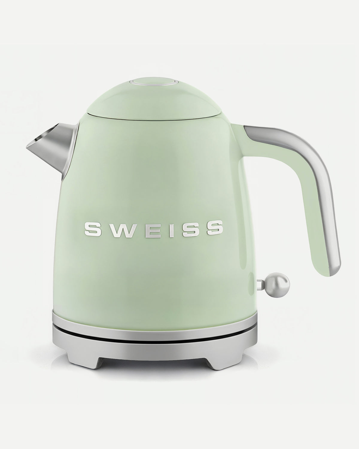 Vintage 1L grüner Wasserkocher von SWEEISS – Premium-Retro-Design