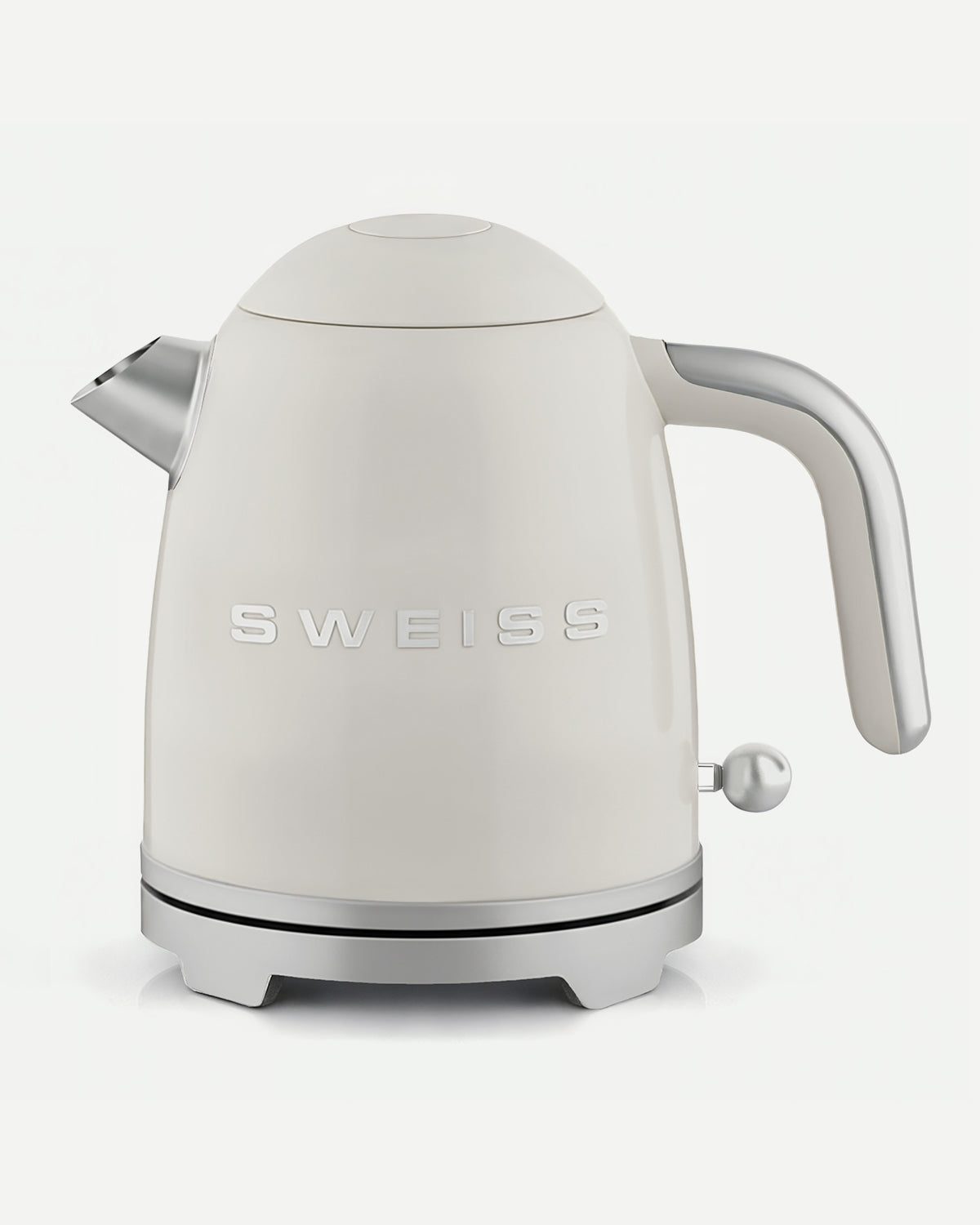 Vintage 1L Wasserkocher in Beige von SWEISS – Premium-Retro-Design